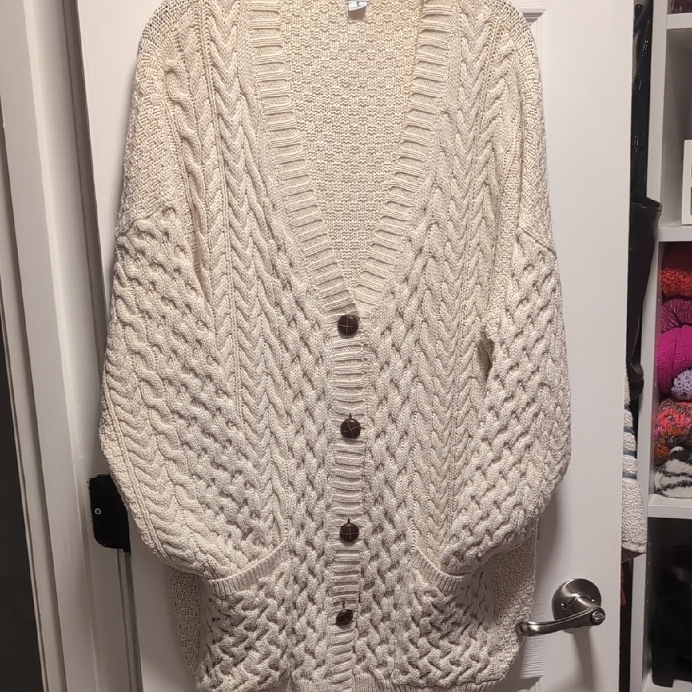 BDG Cream Knit Sweater